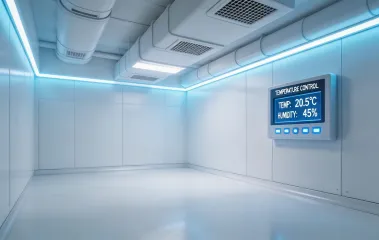 Pharmaceutical cleanroom cooling by HitachiCool